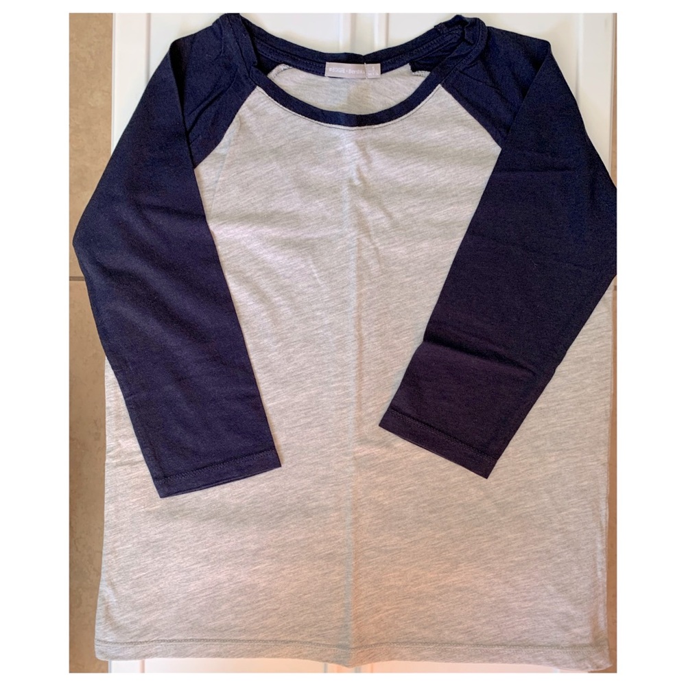 BERSHKA WOMEN BASEBALL TSHIRT IN SMALL WORN TWICE NEW CONDITION